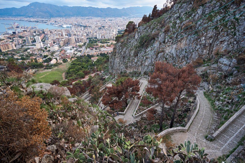 Paesaggio legato a: Camminare in Sicilia senza macchina