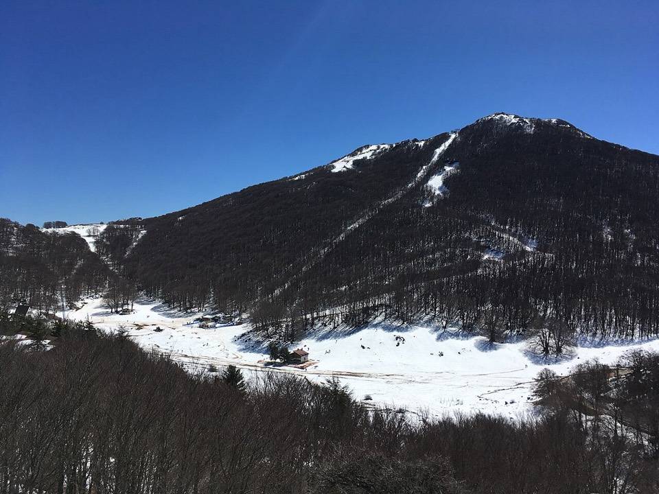 Monte Mufara innevato sopra Piano Battaglia