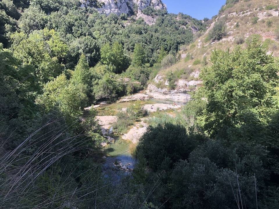 I laghetti di Cavagrande del Cassibile sul fondo della cava